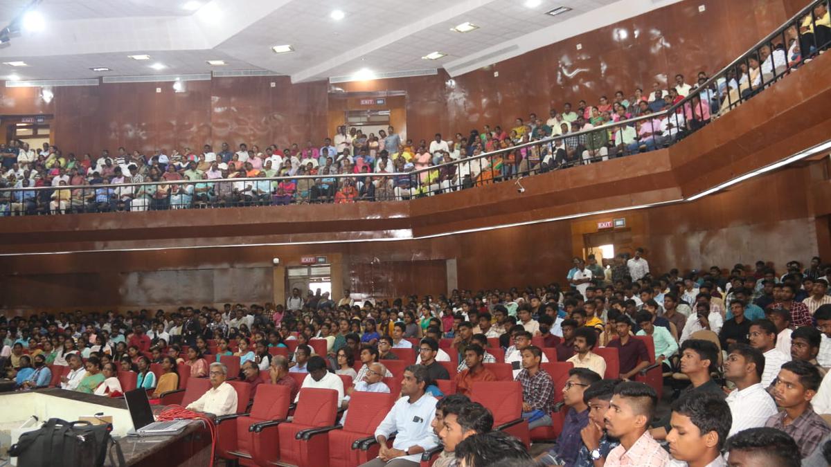 B. Tech Freshers Inducted At Puducherry Technological University - The ...